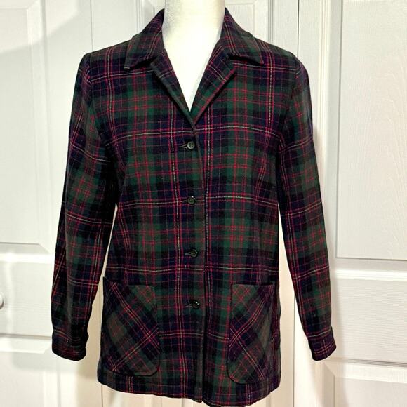 Vintage Knockabouts by Pendleton 100% Virgin Wool shirt jacket. Women’s Medium - Picture 1 of 7